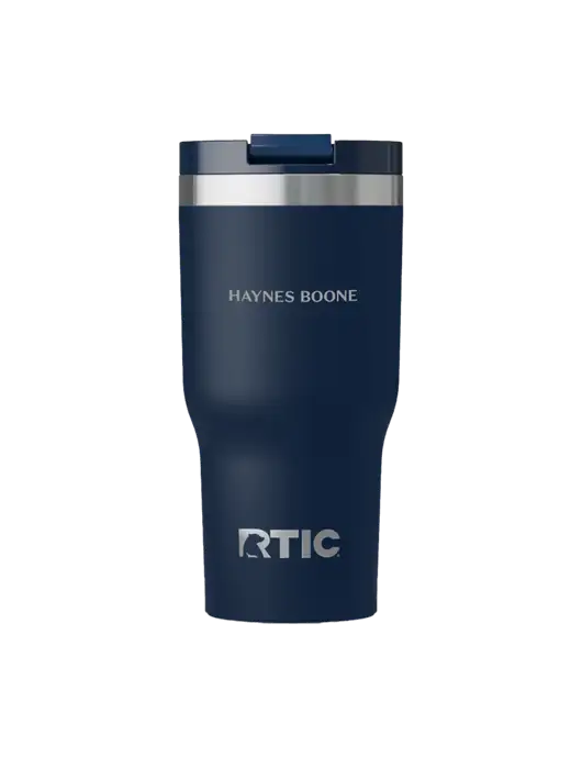 RTIC Essential 20 oz Navy Tumbler w/Haynes & Boone Logo