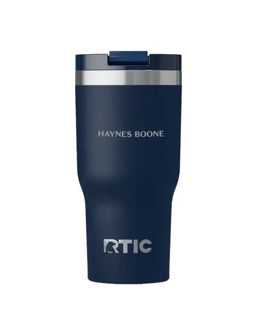 RTIC Essential 30 oz Navy Tumbler w/Haynes & Boone Logo
