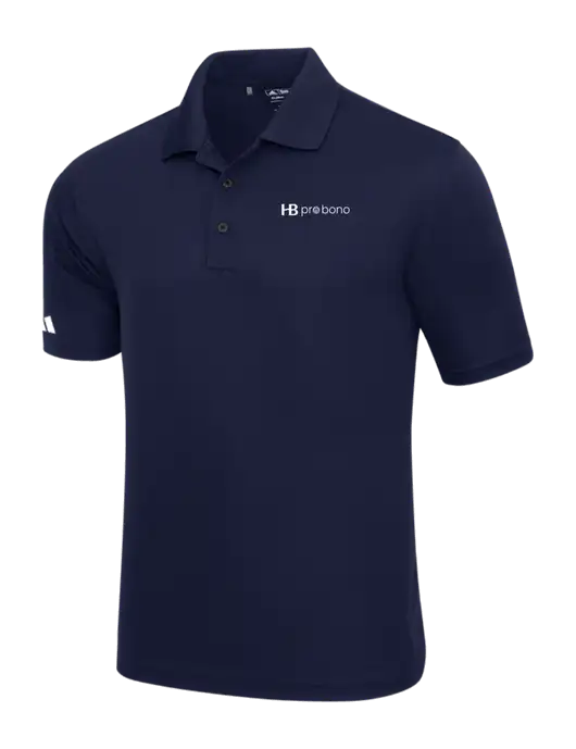Adidas Navy Basic Sport Polo w/Pro Bono Logo