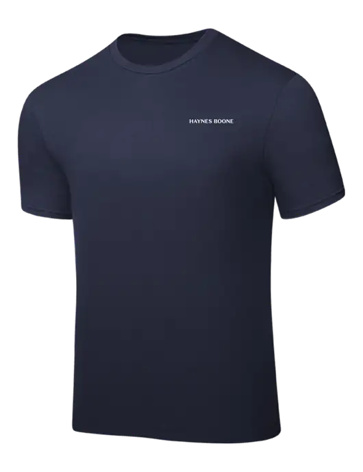 Navy PosiCharge Competitor Tee w/Haynes & Boone Logo