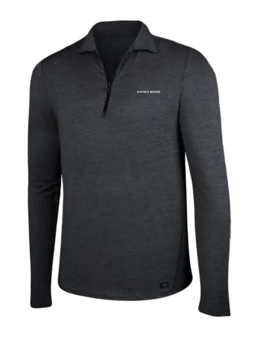 OGIO Blacktop Heather Endurance Force 1/4 Zip w/Haynes & Boone Logo