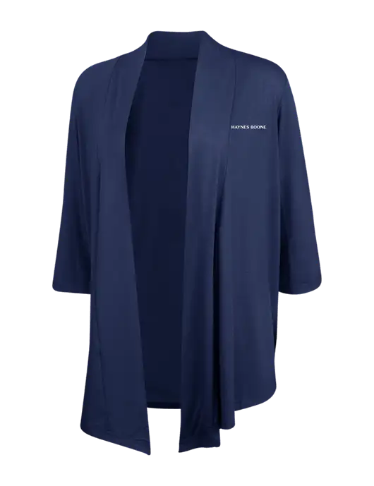 Dress Navy Blue Womens Concept Shrug w/Haynes & Boone Logo