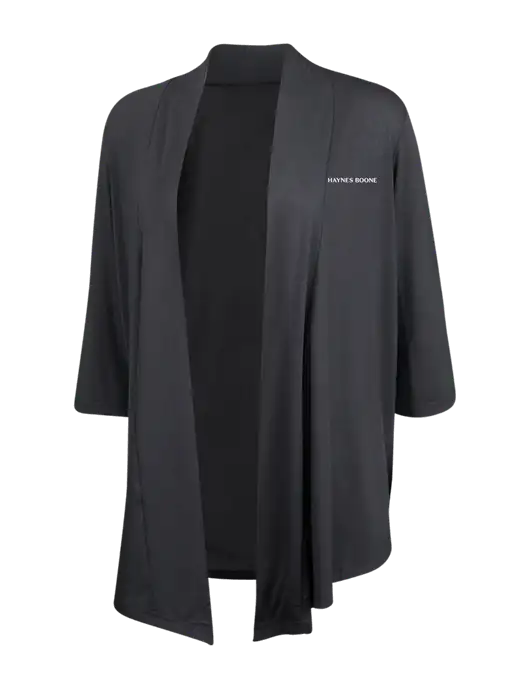 Grey Smoke Womens Concept Shrug w/Haynes & Boone Logo