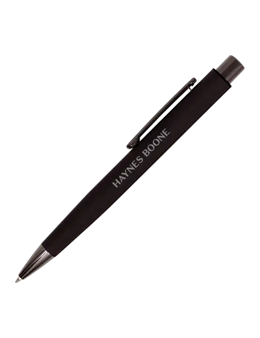 Moana Comfort Black - Black Ink w/Haynes & Boone Logo