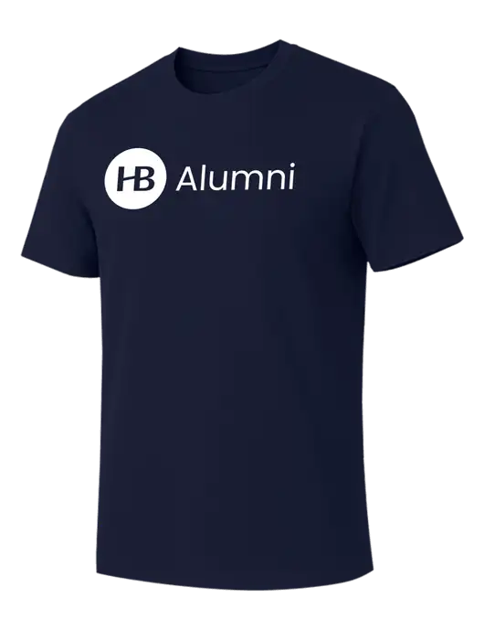 Allmade Dark Navy Organic Cotton Tee w/Alumni Logo