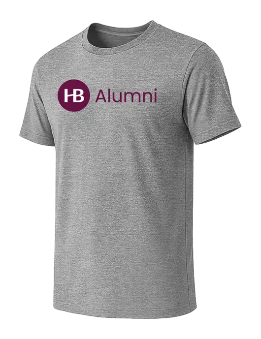 BELLA+CANVAS Heather Grey CVC Short Sleeve Tee w/Alumni Logo