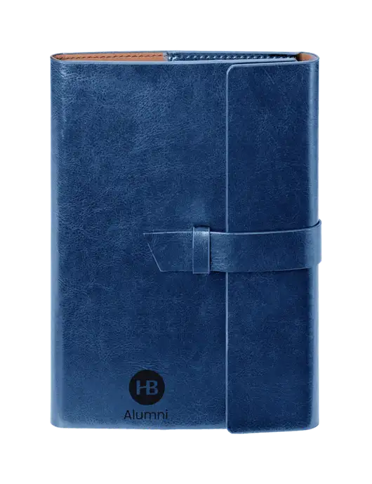 Fabrizio Blue 6.875 x 9.56 Portfolio w/Alumni Logo
