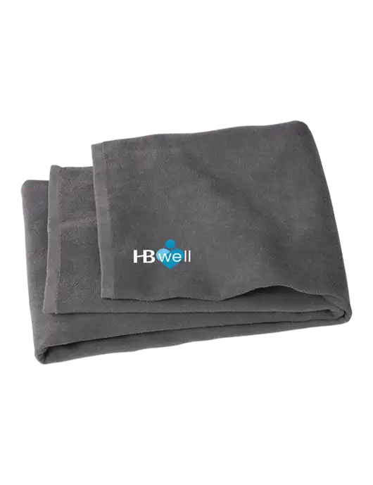 Graphite Beach Towel w/Wellness Logo