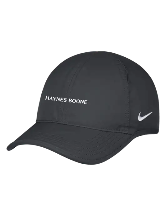 Nike Charcoal Featherlight Cap w/Haynes & Boone Logo