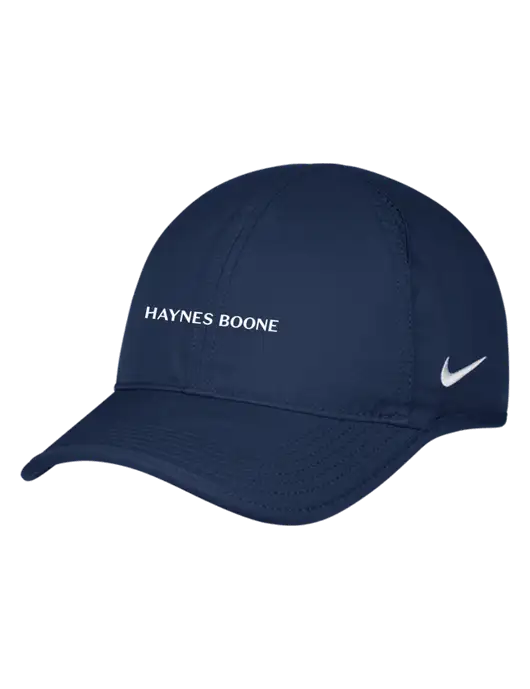 Nike Navy Featherlight Cap w/Haynes & Boone Logo