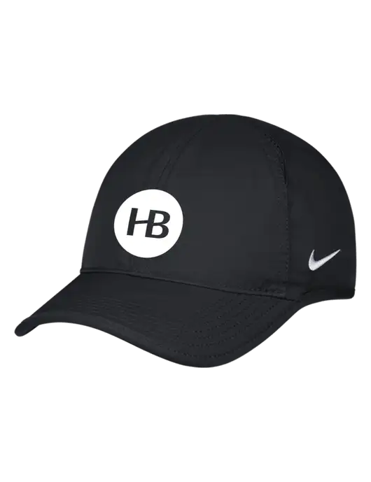 Nike Black Featherlight Cap w/Monogram Logo
