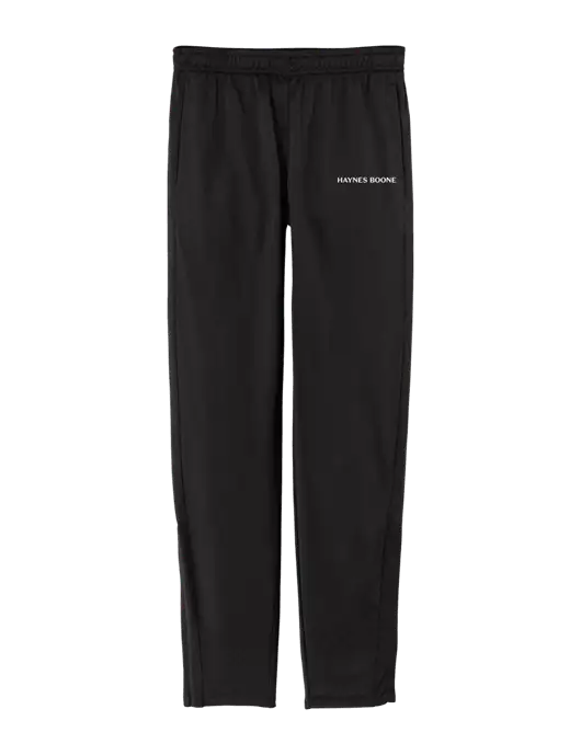 Tricot Black Track Jogger w/Haynes & Boone Logo