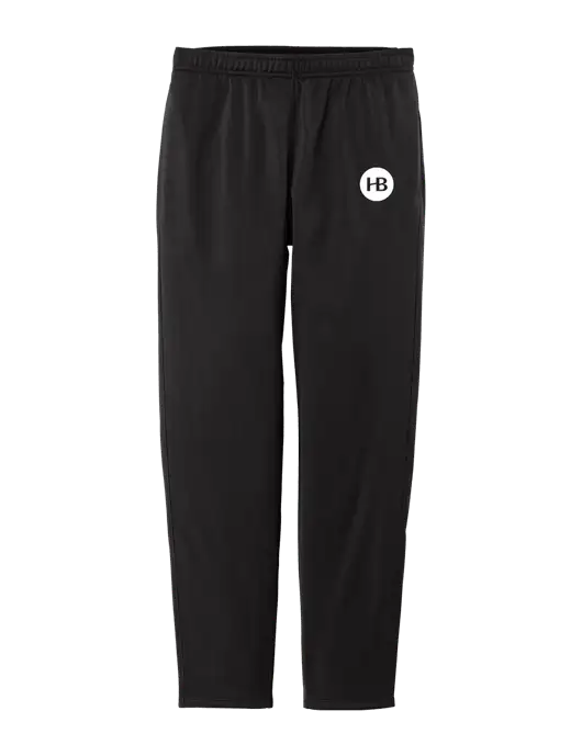 Womens Tricot Black Track Jogger w/Monogram Logo