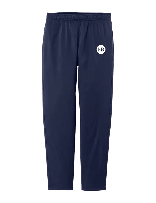 Womens Tricot Navy Track Jogger w/Monogram Logo